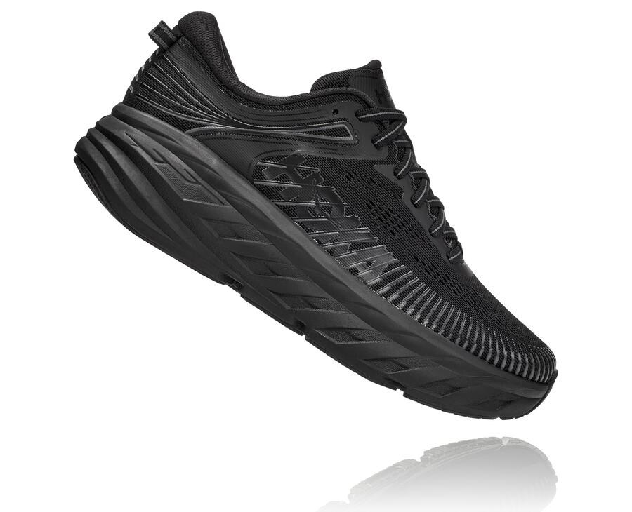 Hoka One One Koşu Ayakkabısı Kadın Siyah - Bondi 7 - GF1543702